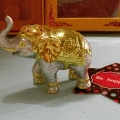 SC001 - ช้างทรงเครื่องโมเดลเล็ก ที่ทับกระดาษ