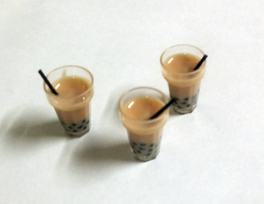 รูปภาพที่3 ของสินค้า : W003 - ชานมไข่มุกแก้วจิ๋ว